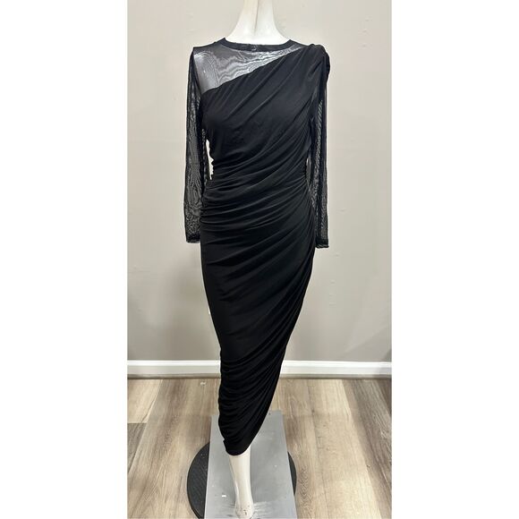 NWT NORMA KAMALI Long Sleeve Diana Gown Size M $225 - Picture 3 of 8
